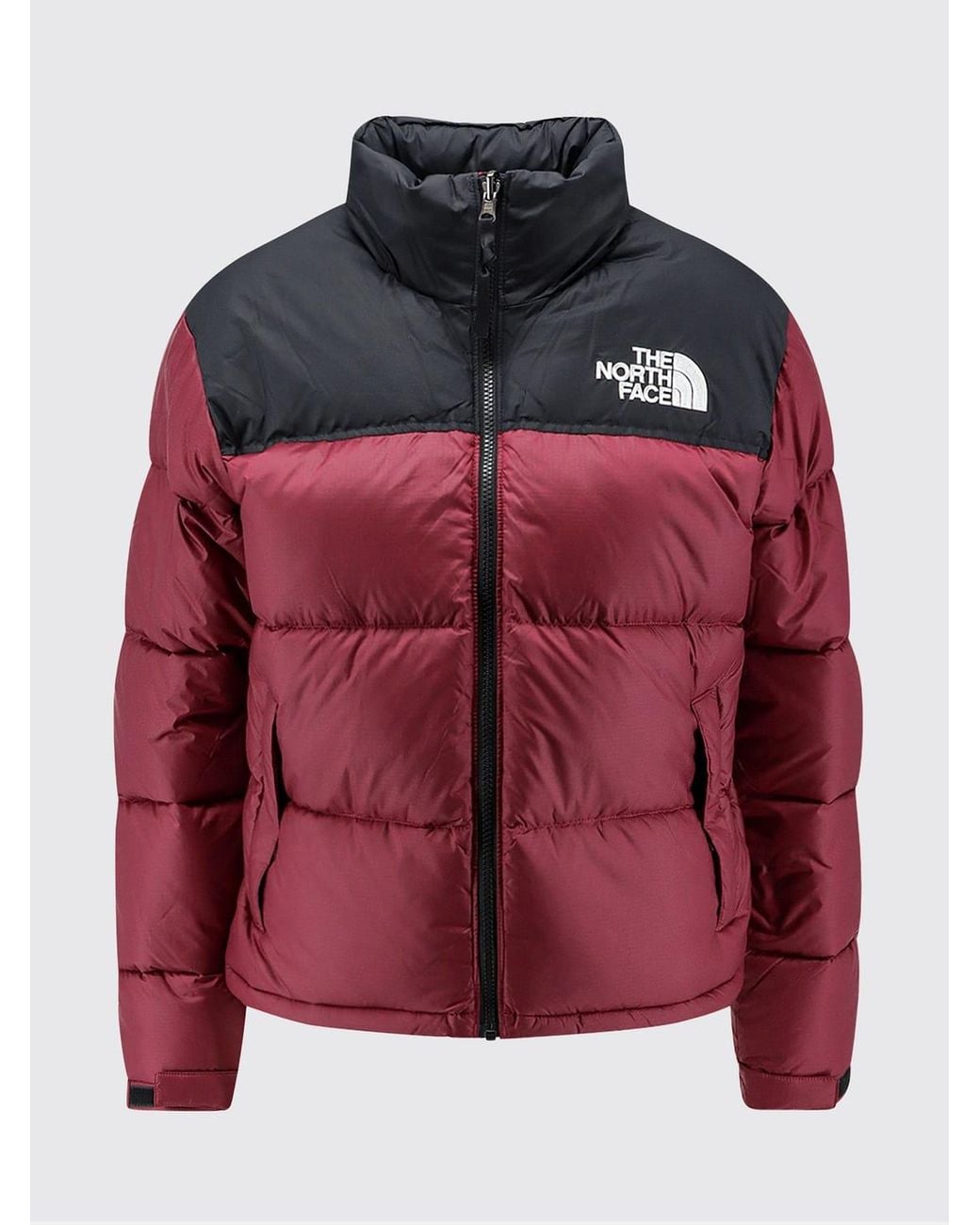 The North Face Red 1996 Retro Nuptse Quilted Water-Repellent Down Jacket