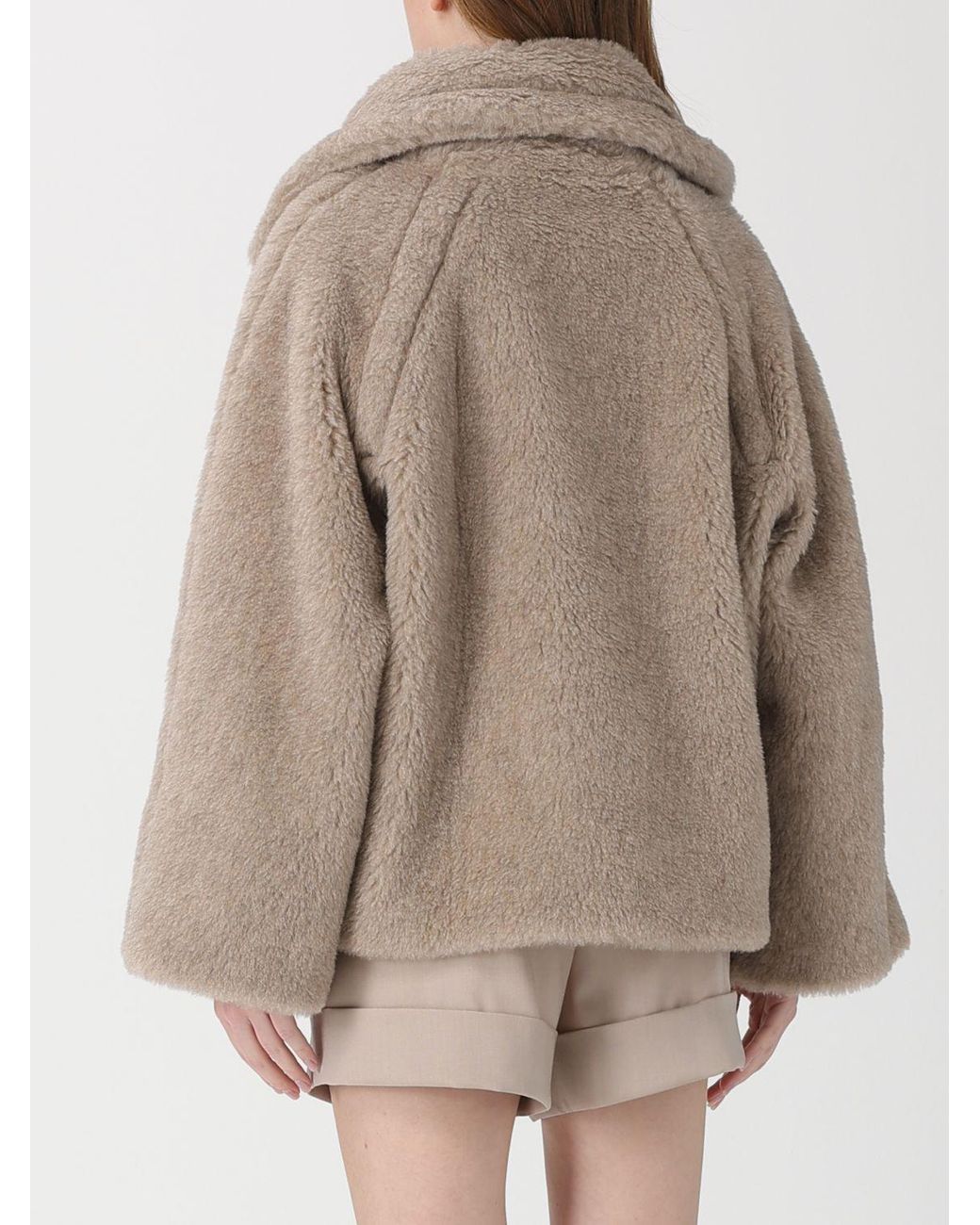 Max Mara Natural Alpaca Blend Coat