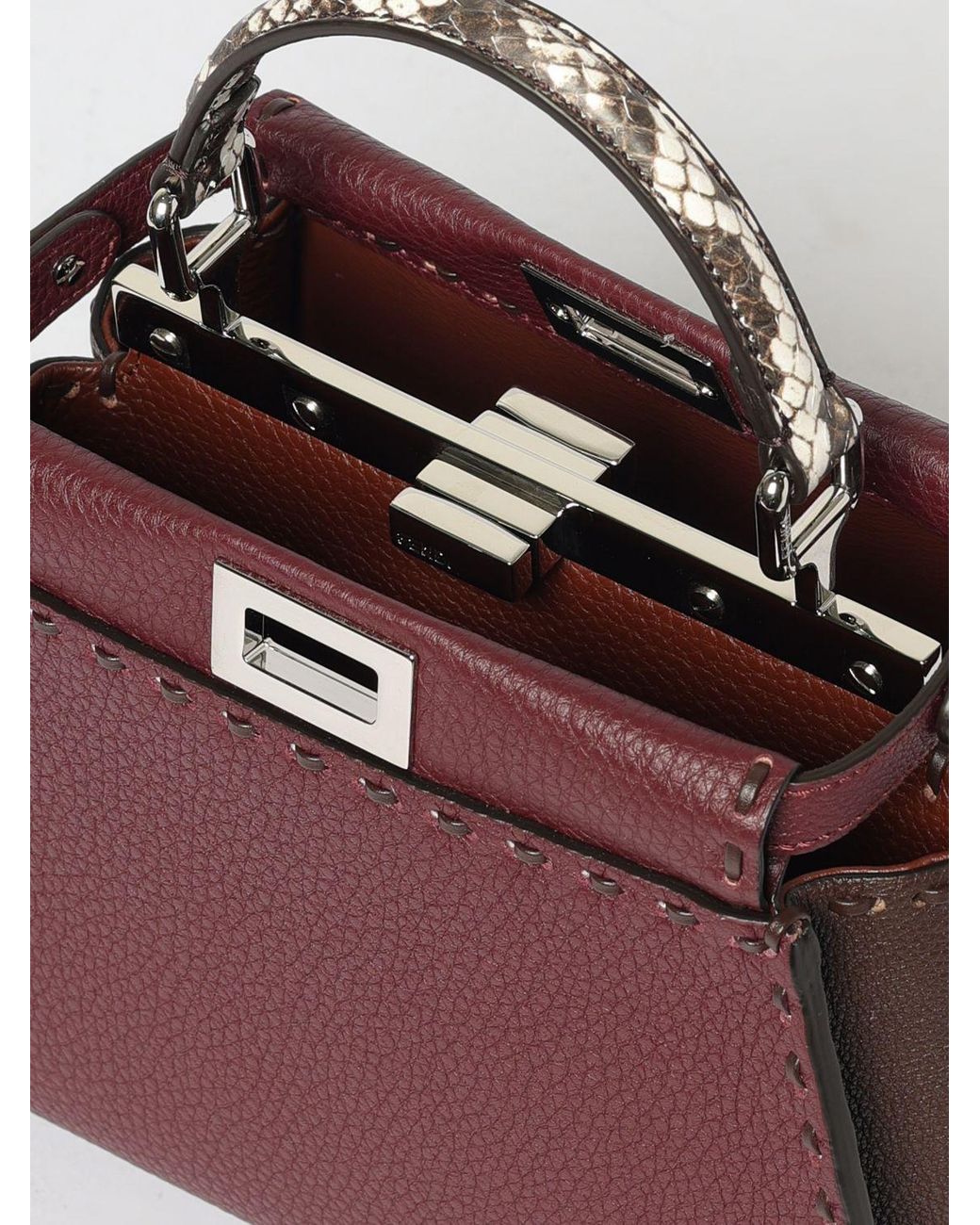 Fendi Purple Shoulder Bag