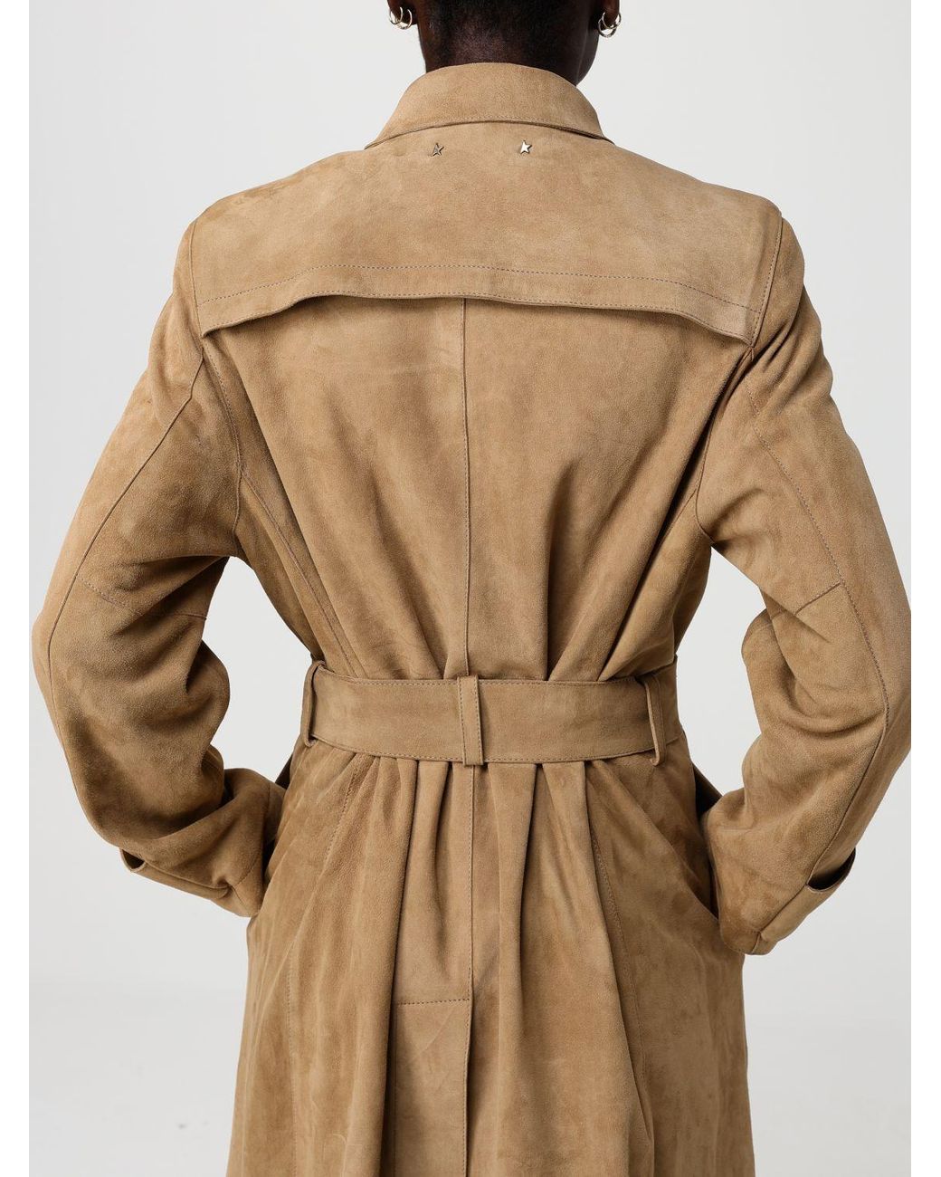 Golden Goose Deluxe Brand Natural Mantel Damen