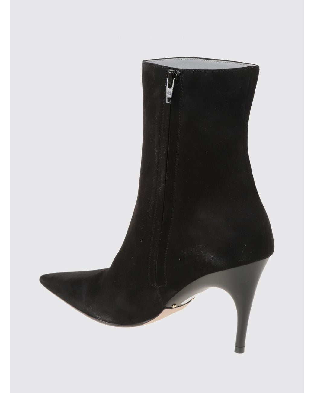 Balenciaga Black Duchesse Stiletto Ankle Boots