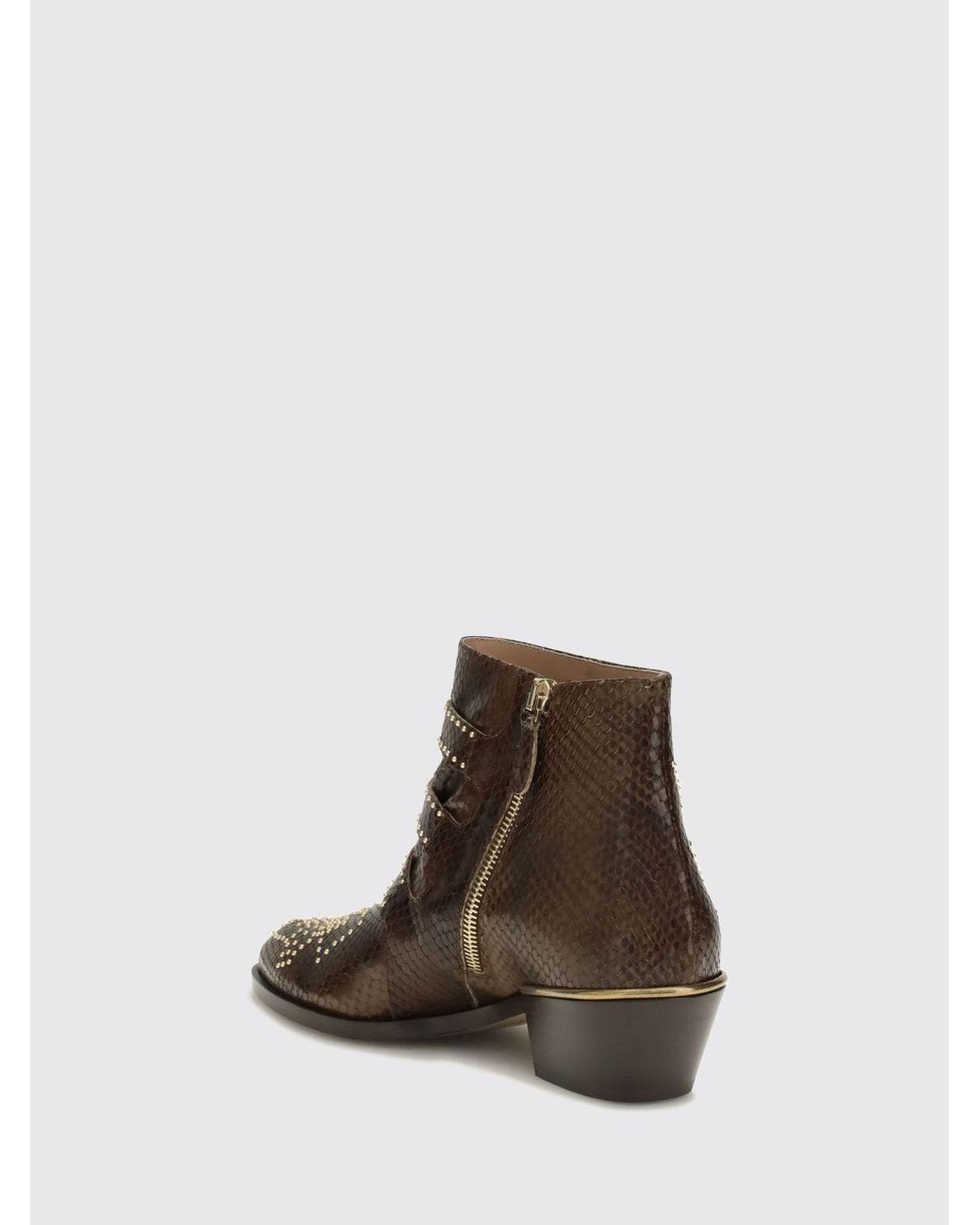 Chloé Brown ChloÉ Susanna Biker Ankle Boots