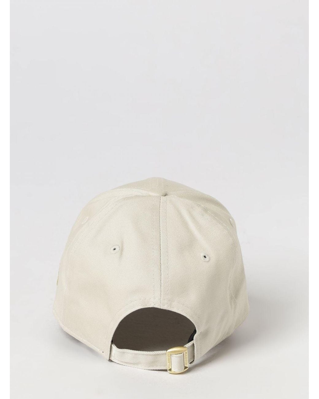 KTZ Natural 9Forty Ny Yankees Cotton Baseball Cap With Embroidered Logo