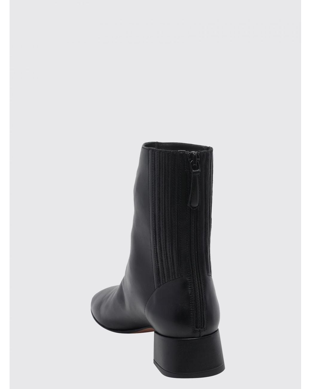 Aquazzura Black Saint Honorè Suede Chelsea Boots With Round Toe