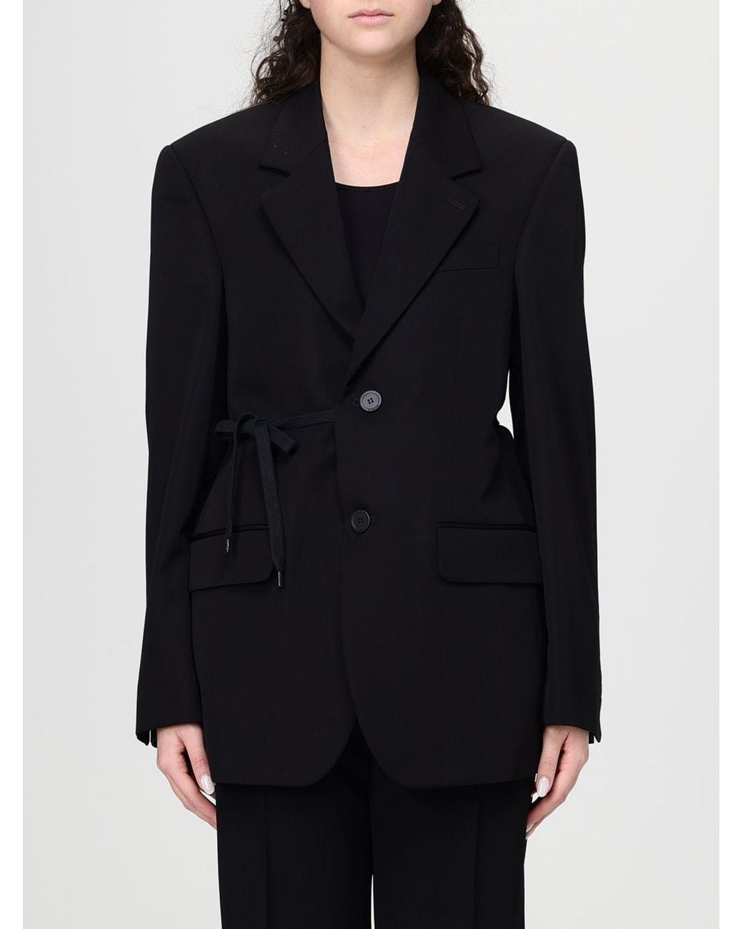 Balenciaga Black Wool Single-Breasted Blazer