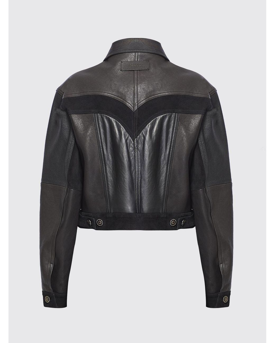 Versace Black Leather Jacket