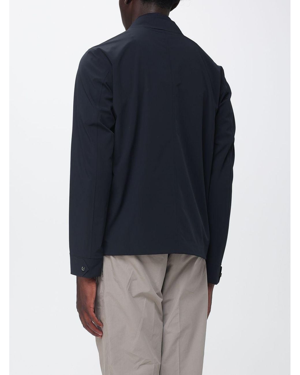 Herno Blue Shirt Jacket for men