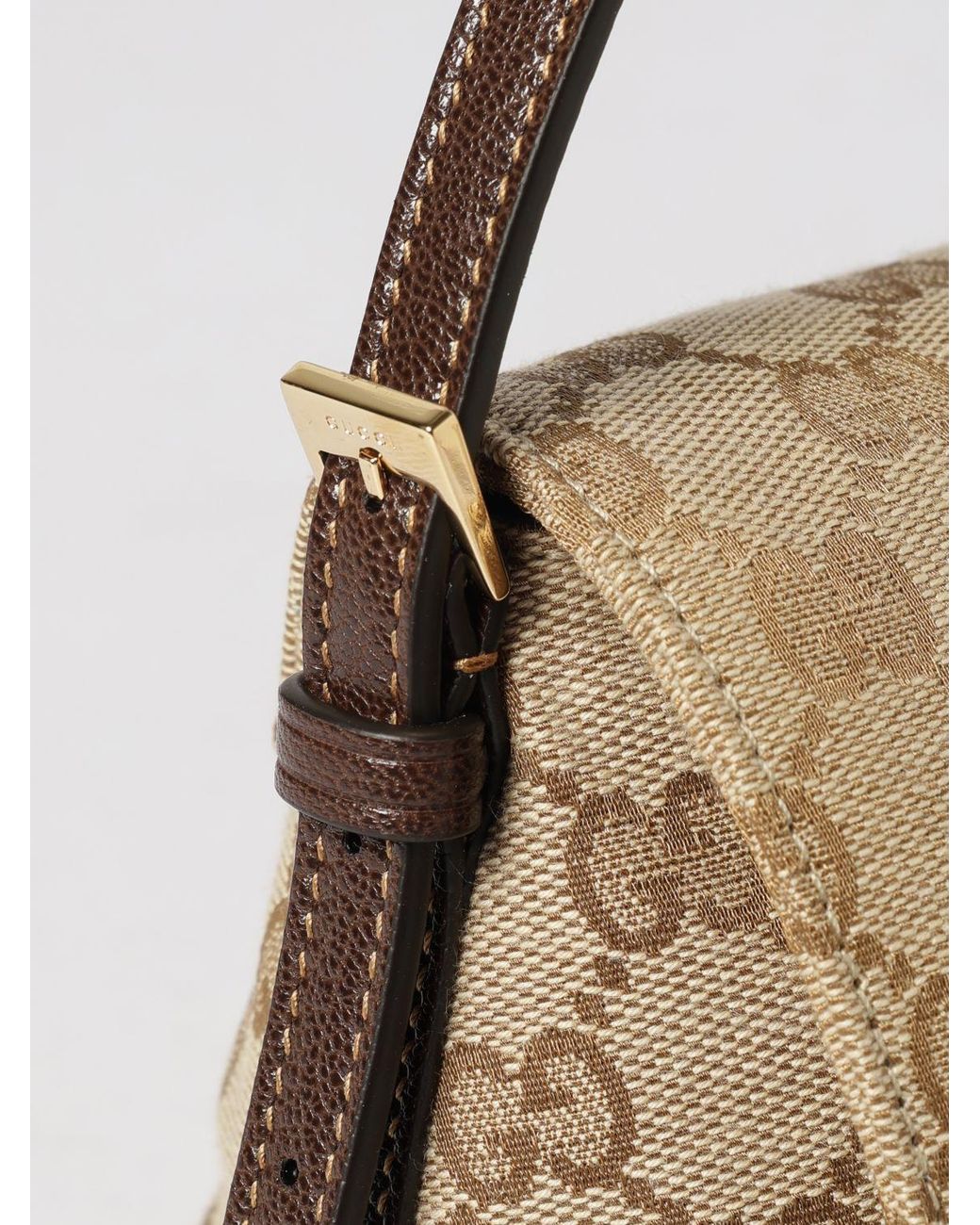Gucci Metallic Madison Gg Monogram Jacquard Shoulder Bag With Leather Handle