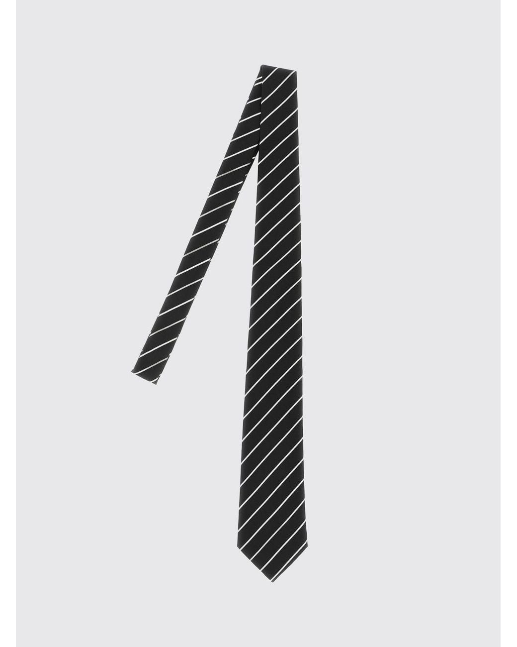Cravatta Classica di Saint Laurent in White da Uomo
