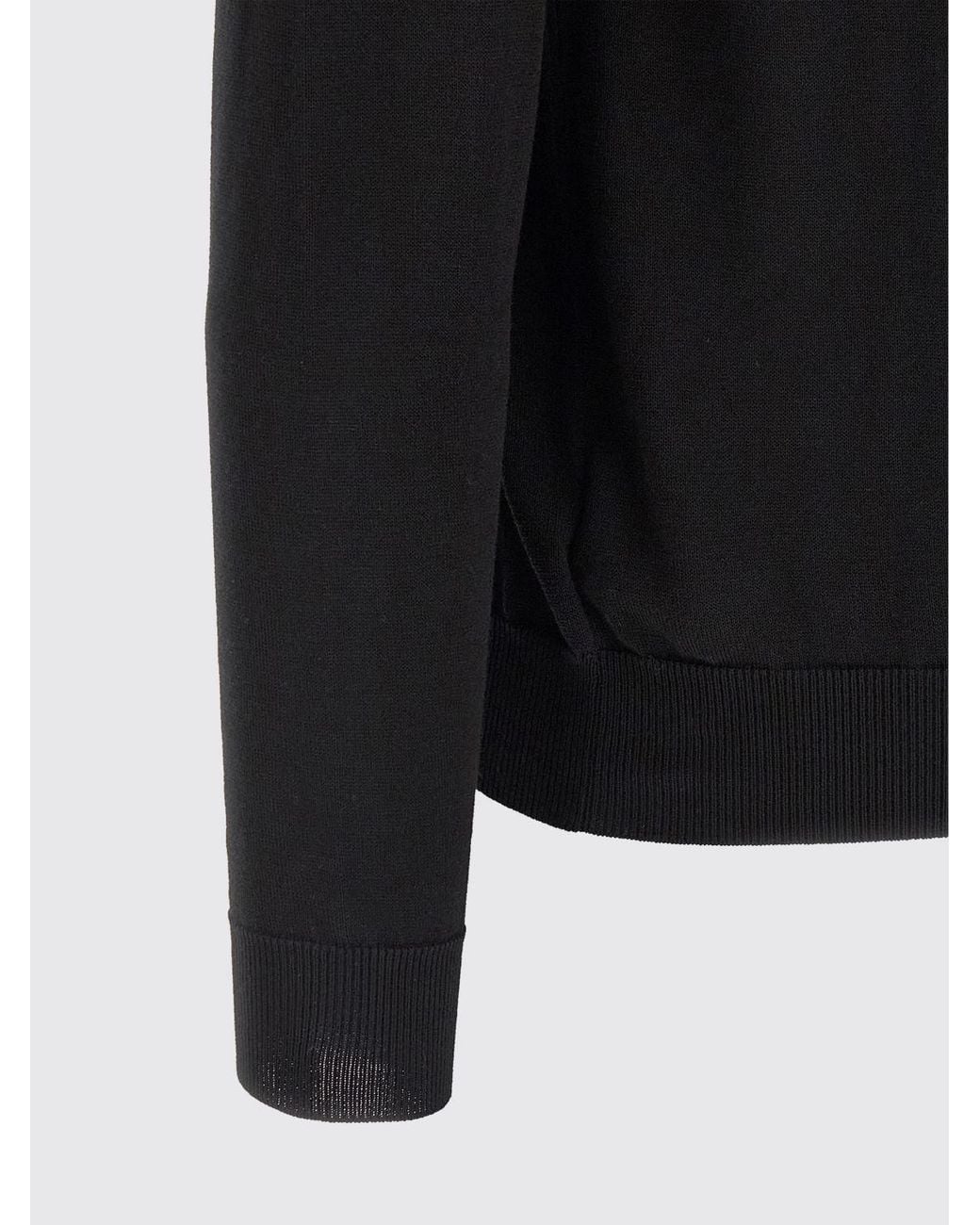 Zanone Black Sweater for men