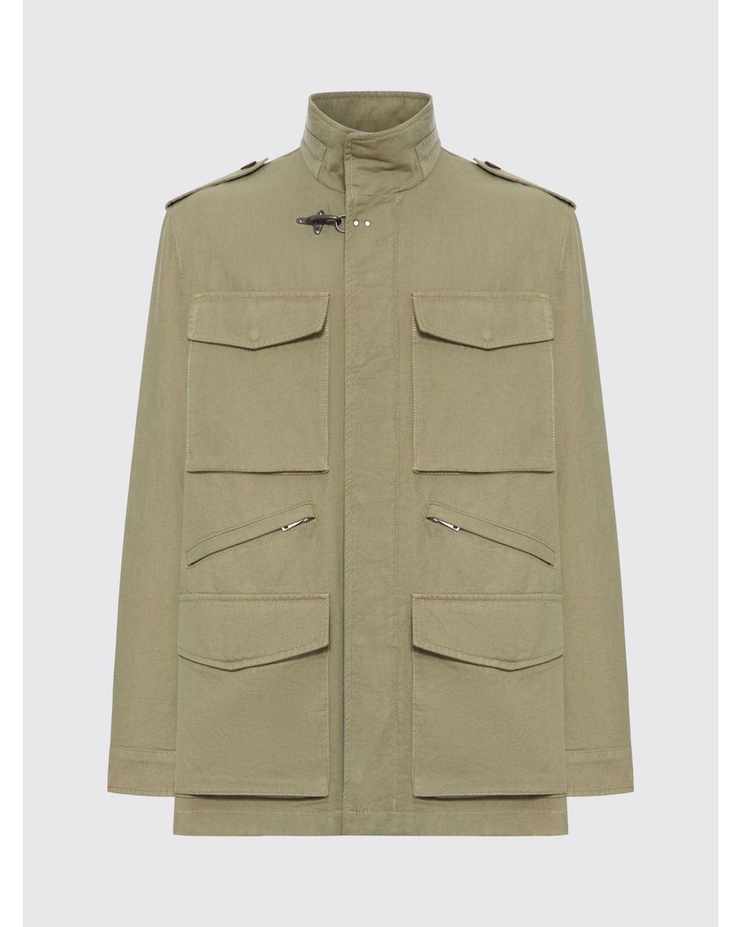 Fay Natural Cotton And Linen Parka for men