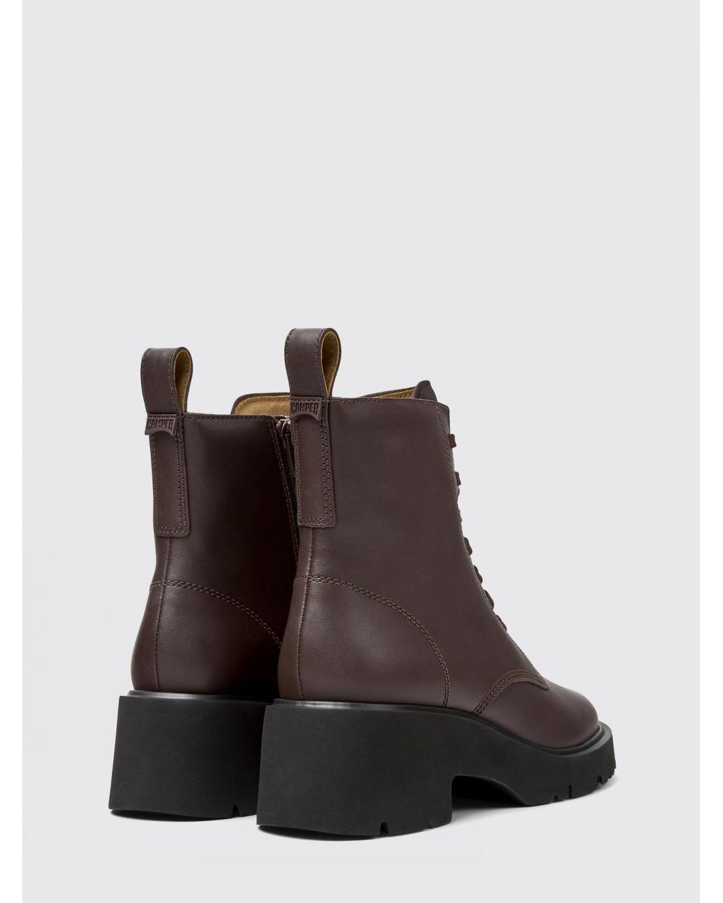 Camper Brown Milah Leather Ankle Boot