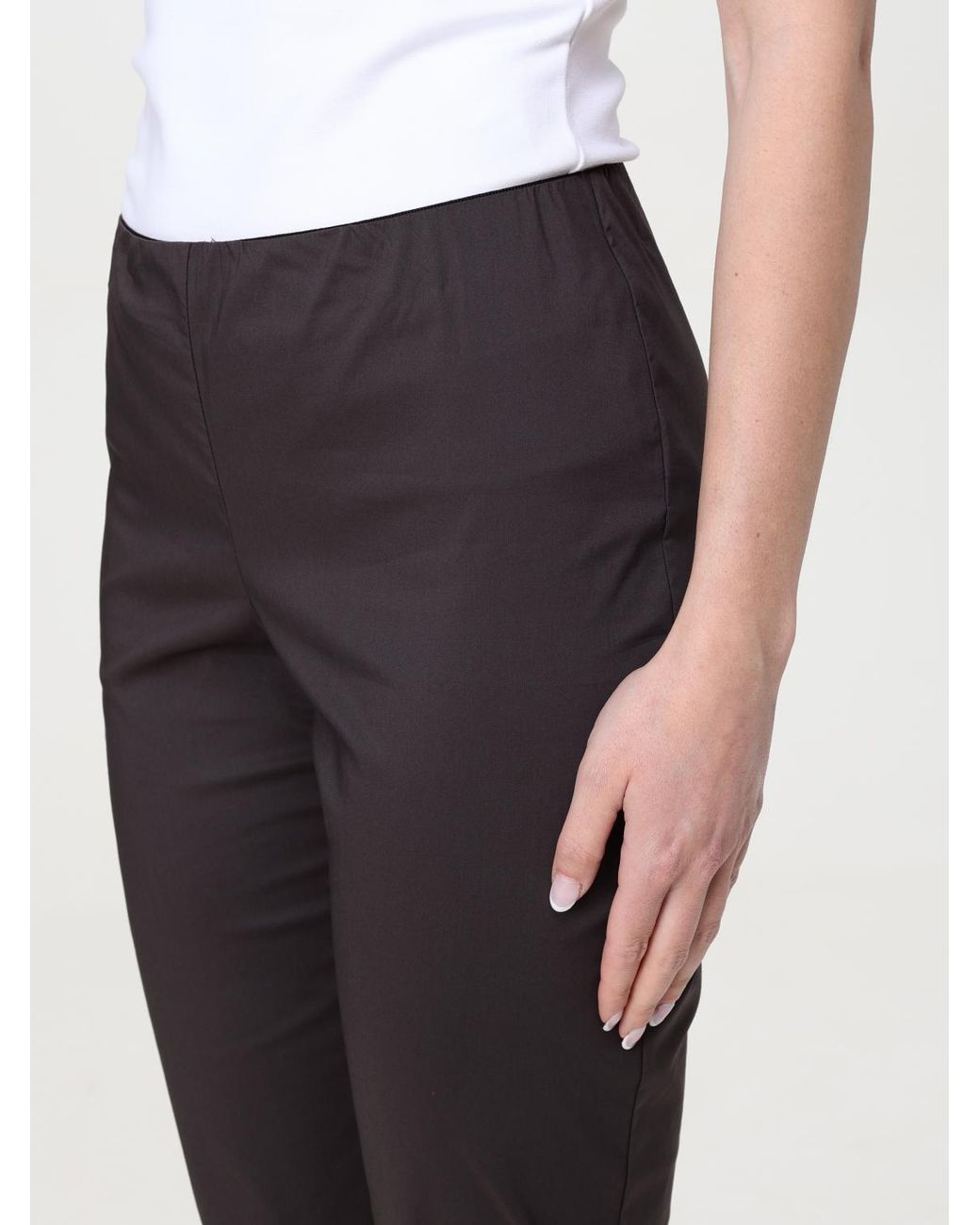 Liviana Conti Blue Jersey Trousers