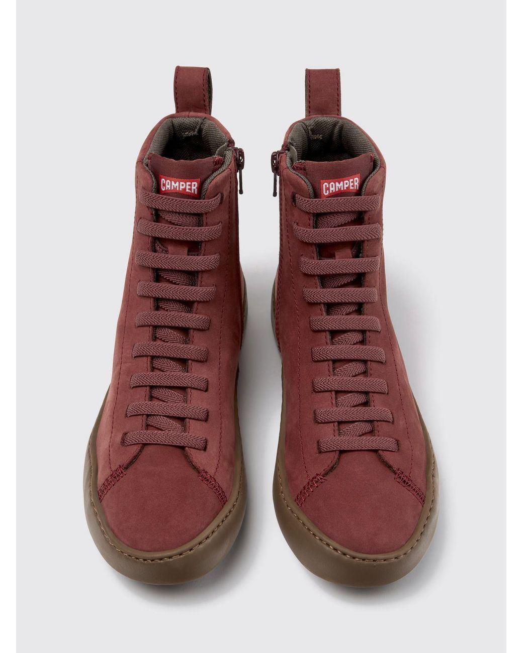 Camper Red Peu Touring Outdoor Ankle Boots