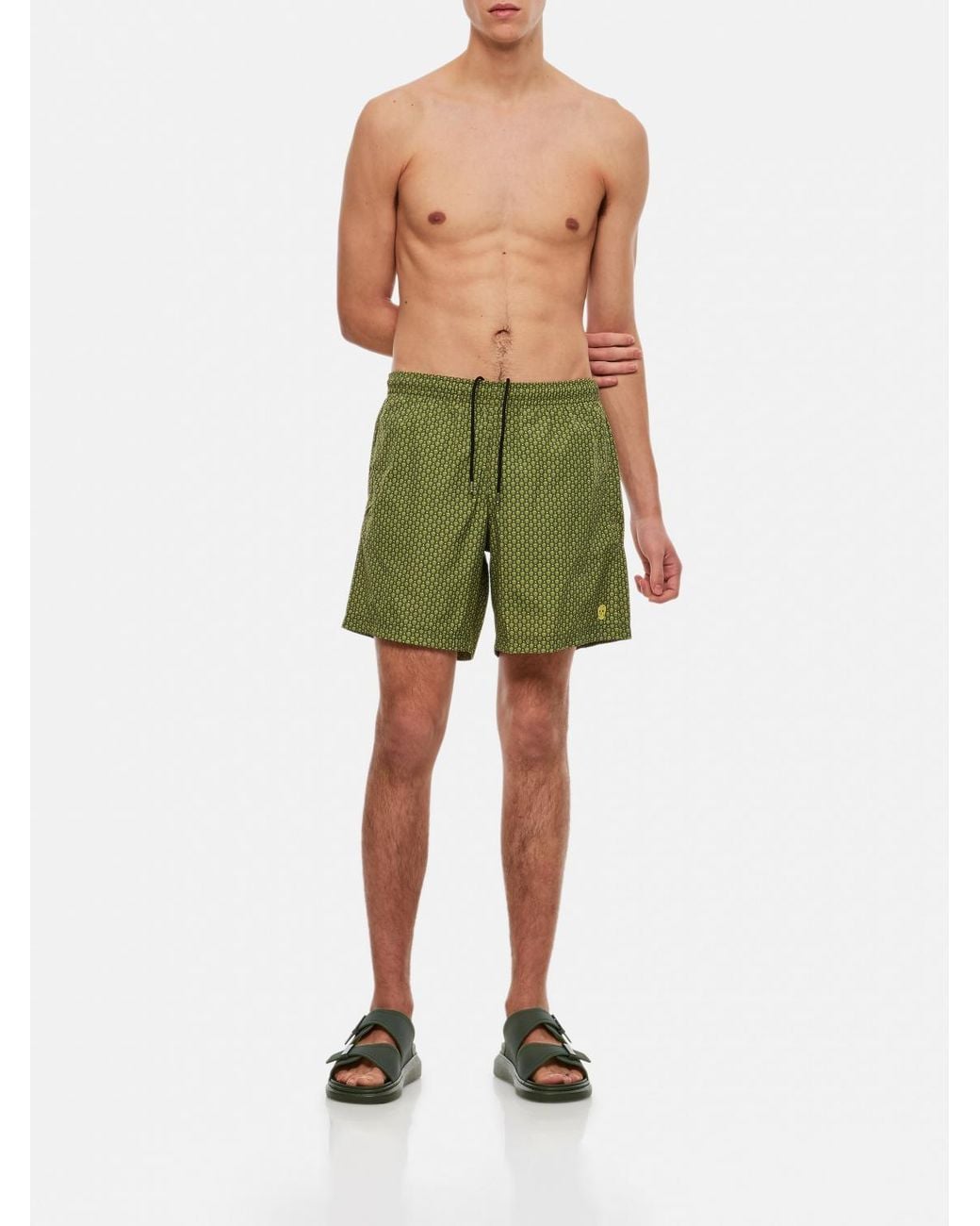 Alexander McQueen Green Swimsuit for men