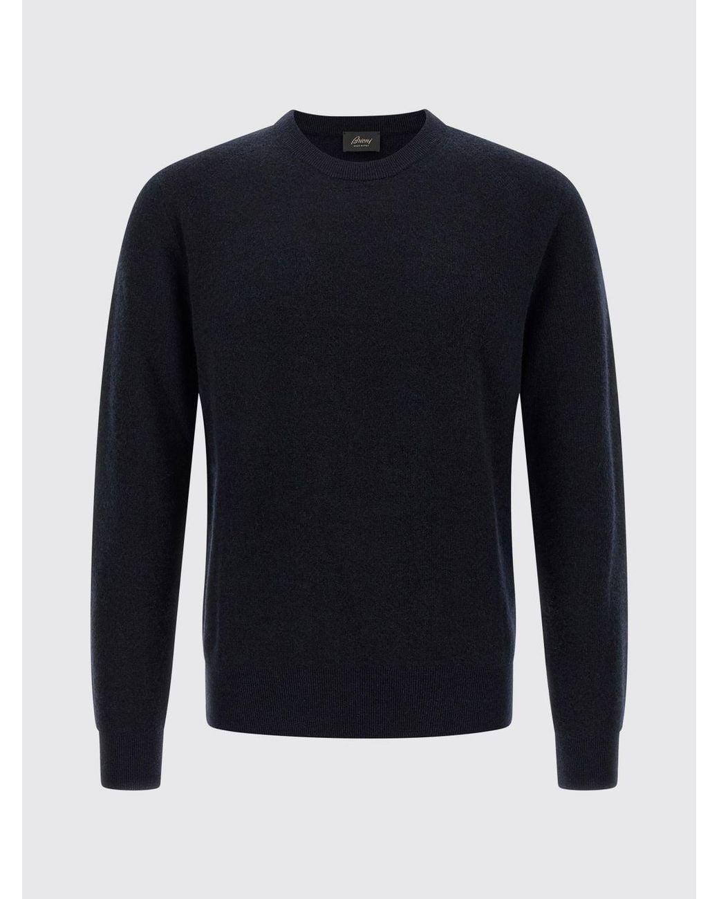 Brioni Blue Crewneck Jumper for men