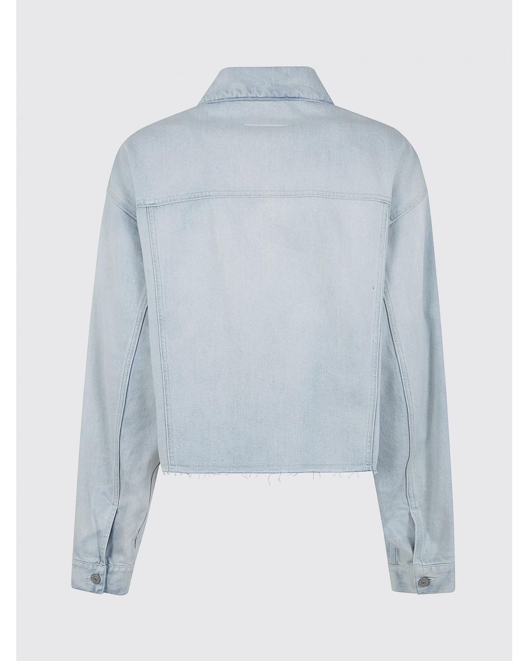 MM6 by Maison Margiela Blue Stretch Denim Jacket