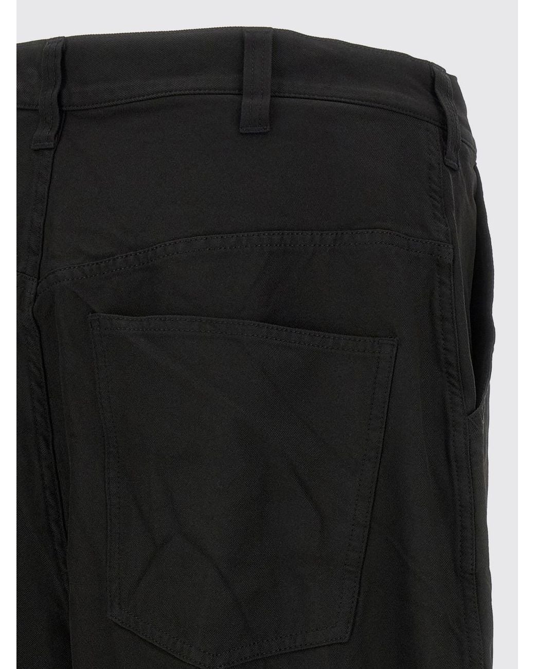 Comme des Garçons Blue Comme Des Gar&Ccedil	Ons Mid-Rise Wide-Leg Baggy Twill Trousers for men