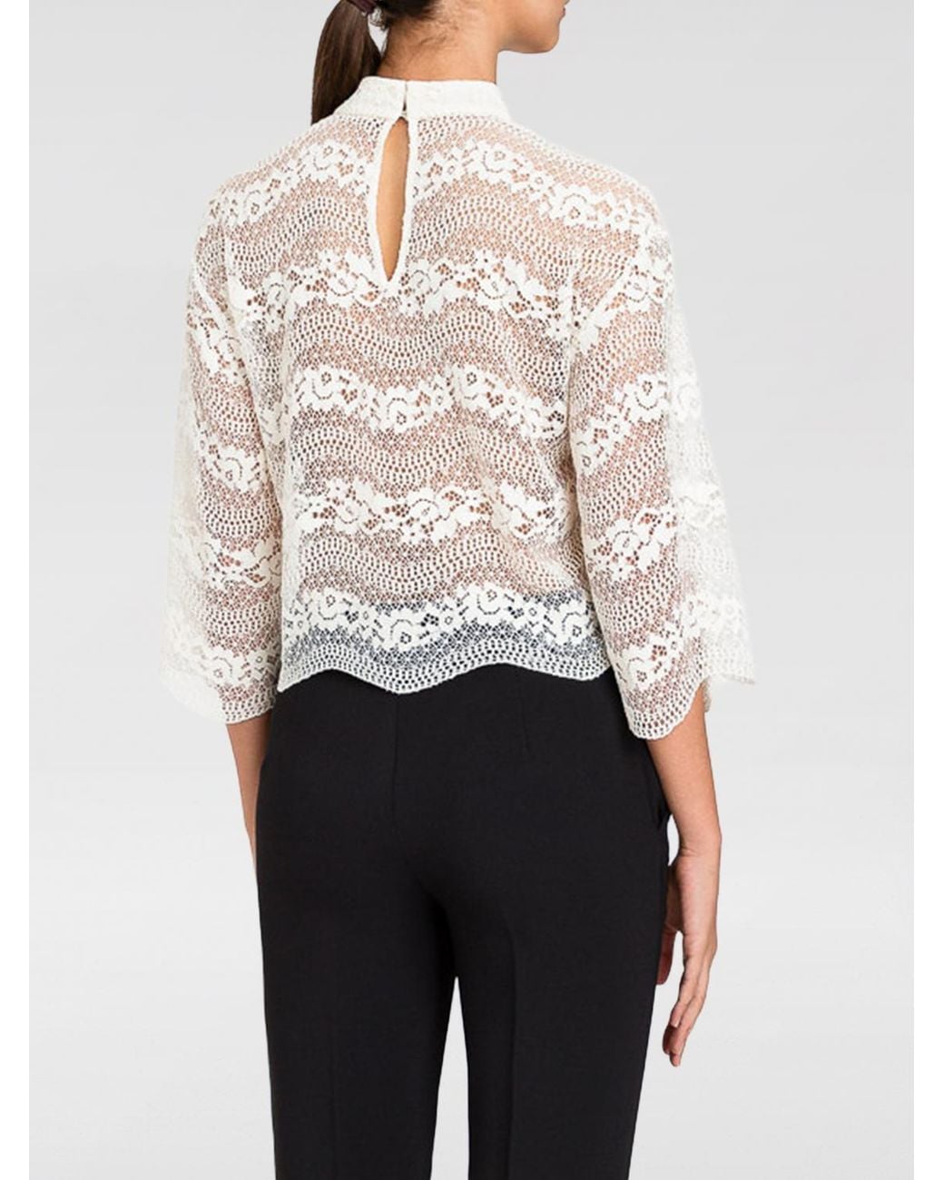Twinset White Lace Top