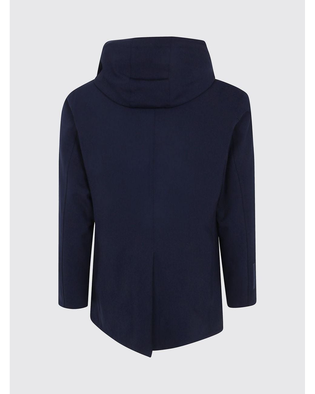 People Of Shibuya Blue Hachiko Short Technical Fabric Parka With Primaloft Padding for men