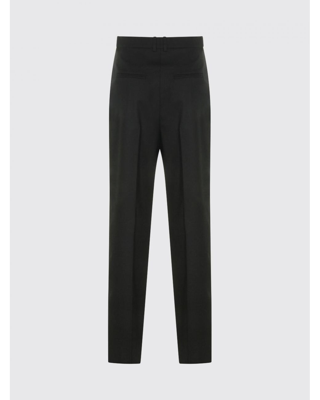 Saint Laurent Black Wool Tailored Trousers
