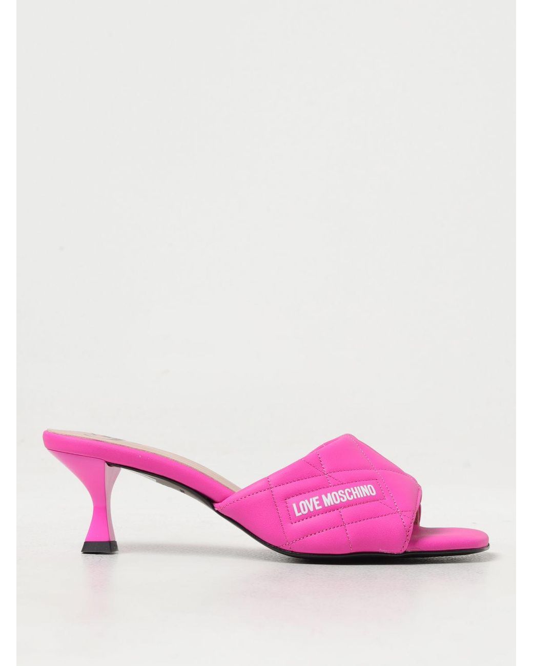 Moschino pink discount heels