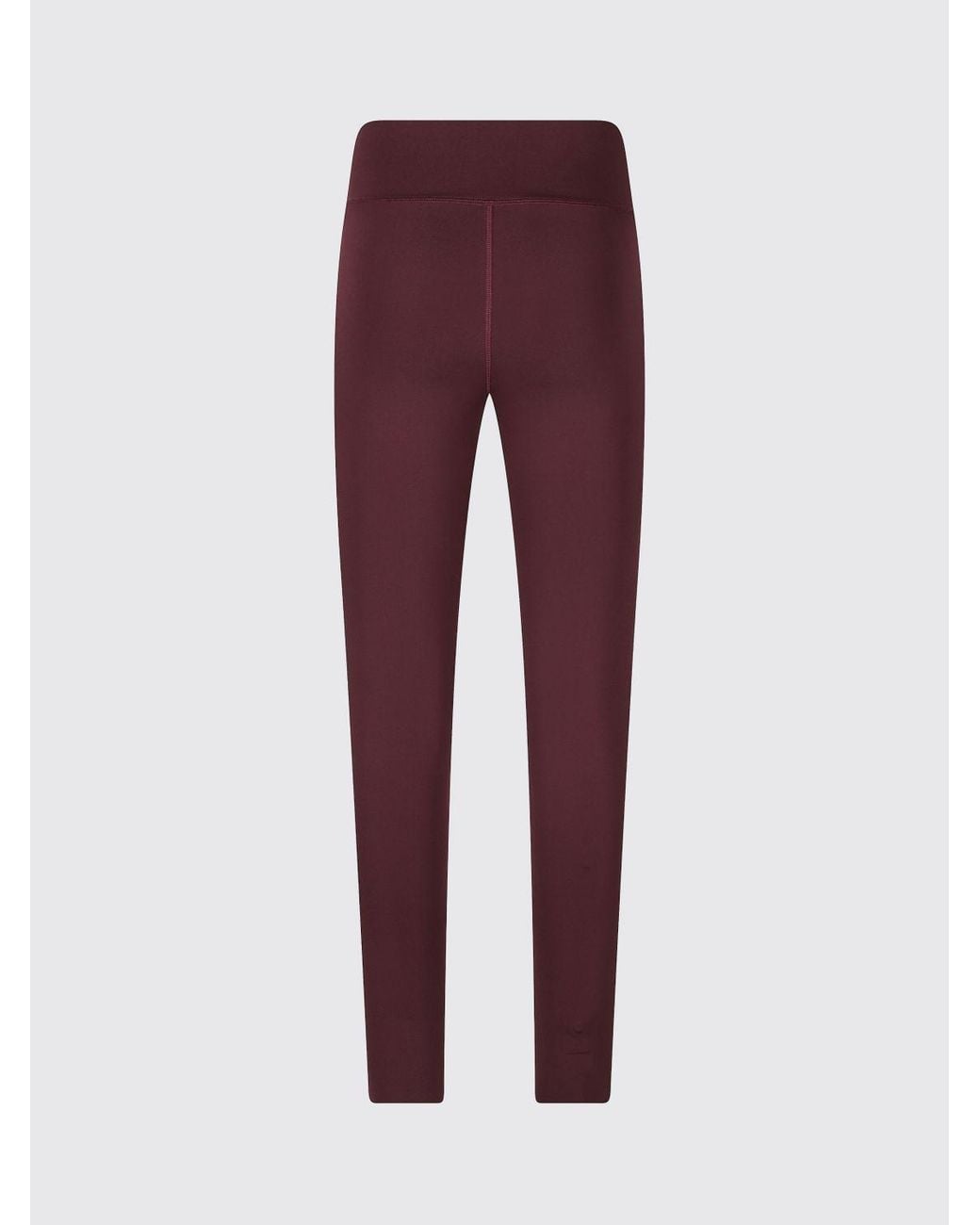 Autry Red High-Waisted Technical Jersey Leggings With A Contrast Side Logo