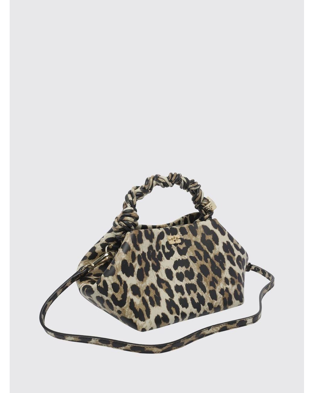 Ganni Metallic Handbag