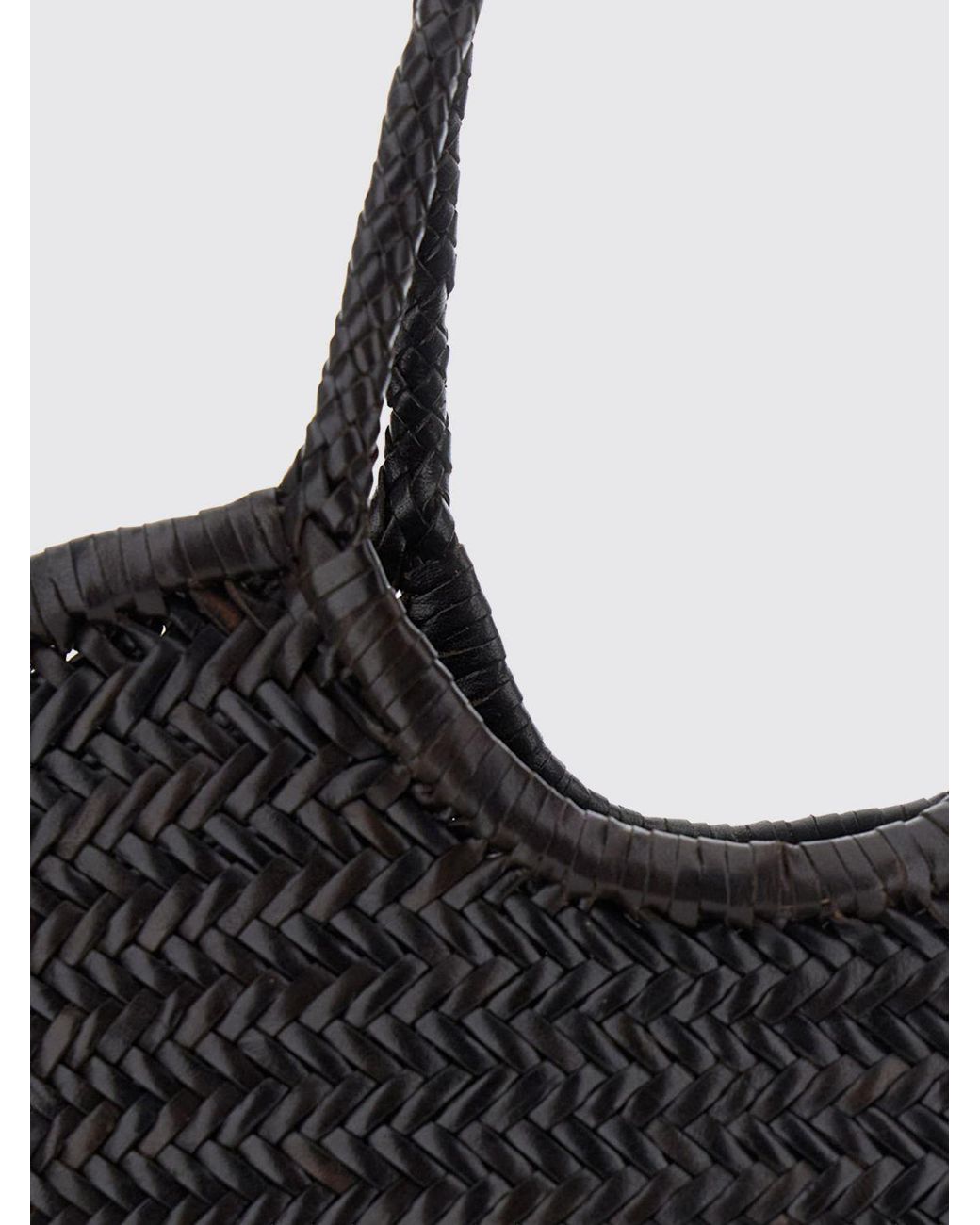 Borsa A Spalla Nantucket di Dragon Diffusion in Black