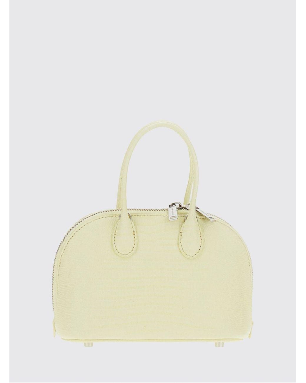 Self-Portrait White Mini-Handtasche Aus Leder Mit Python-Print Und Schultergurt