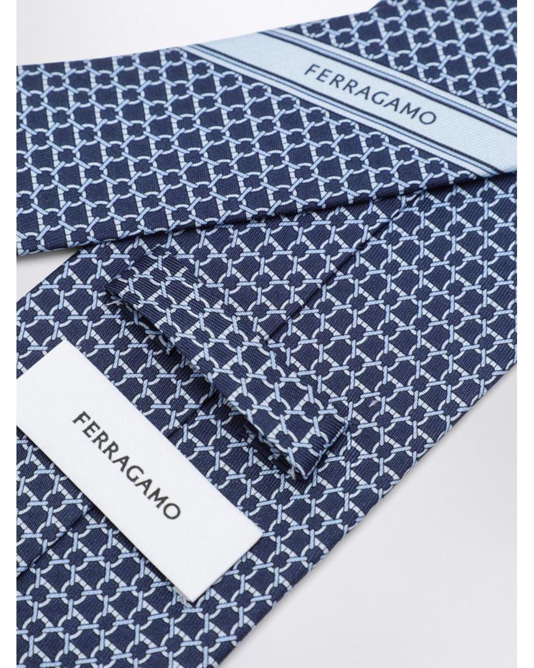 Cravatta Uomo di Ferragamo in Blue da Uomo