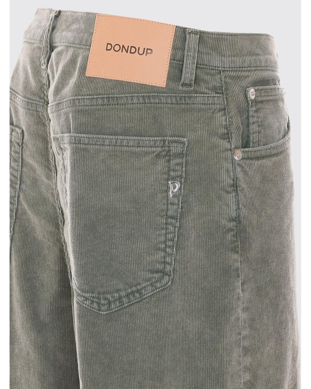 Dondup Green Dakota Straight Fit Corduroy Jeans