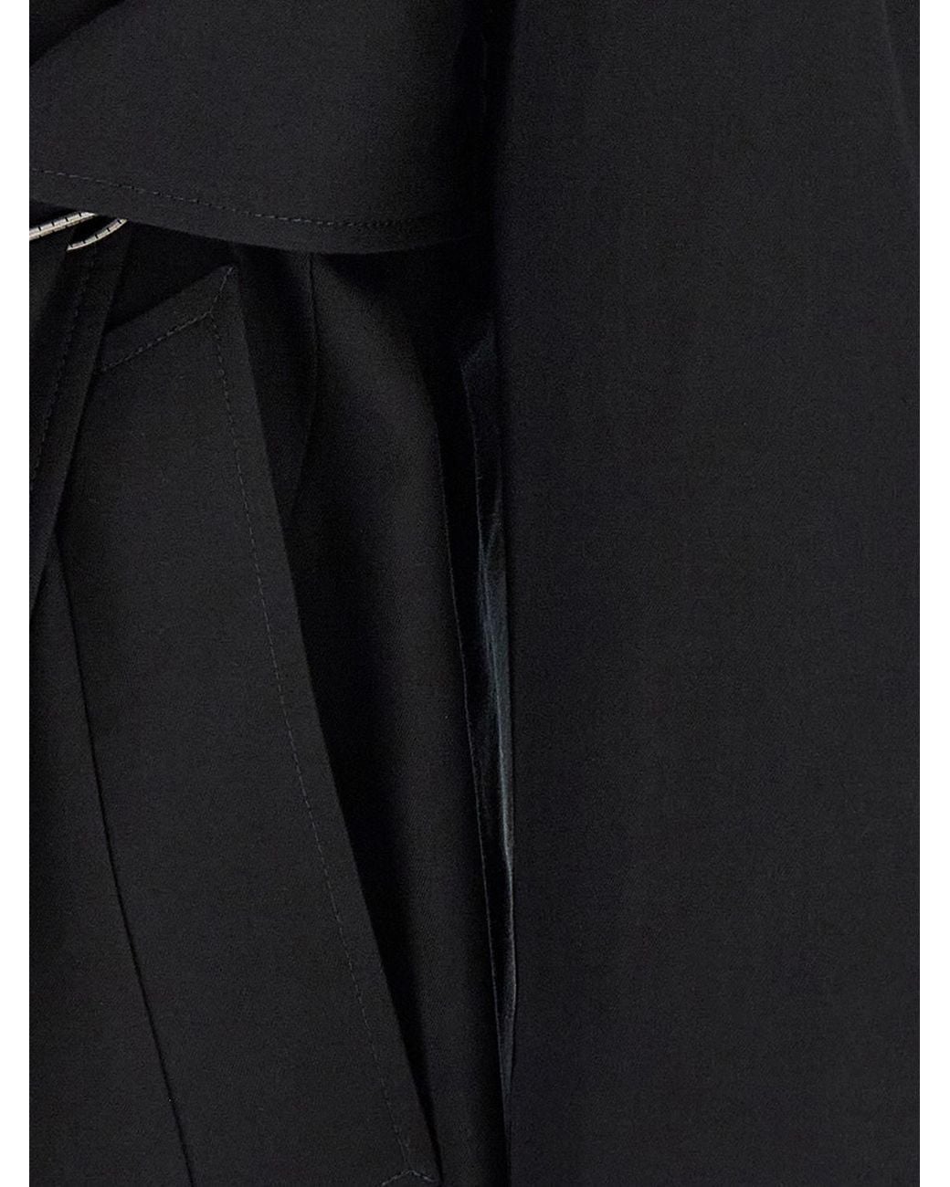 Magliano Black Cotton Coat for men