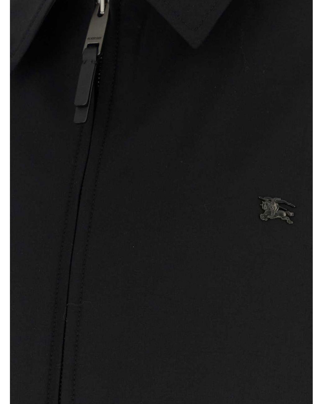 Giacca A Camicia di Burberry in Black da Uomo