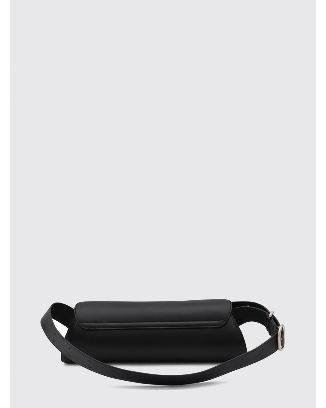 Jil Sander White Cannolo Leather Bag for men