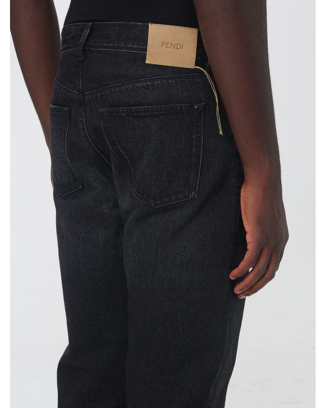 Fendi Black Jeans for men