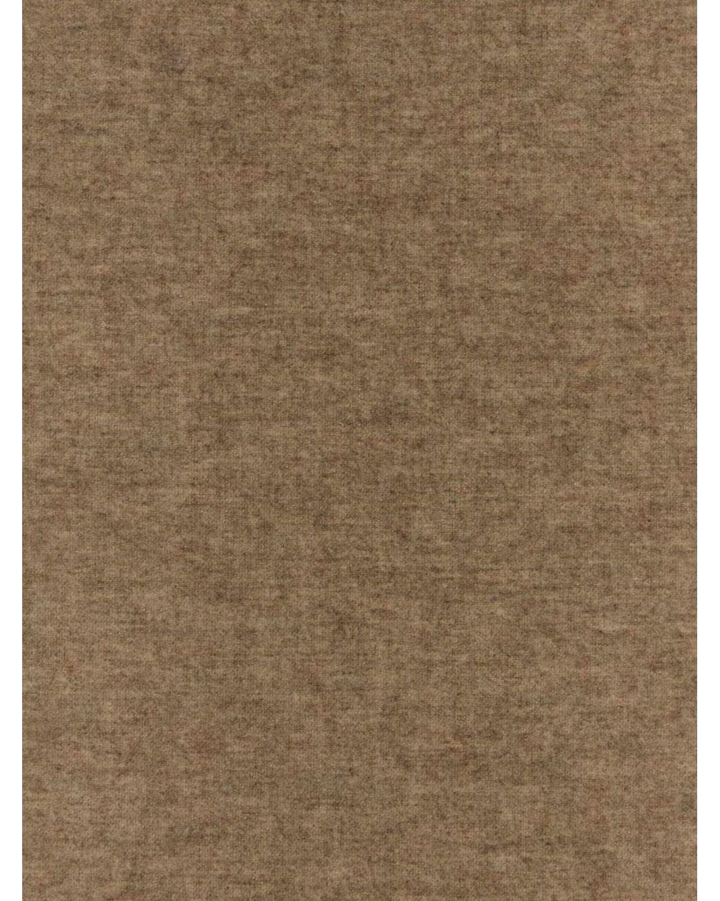 Fendi Natural Pure Cashmere Scarf With Embroidered Logo And Fringed Edges for men