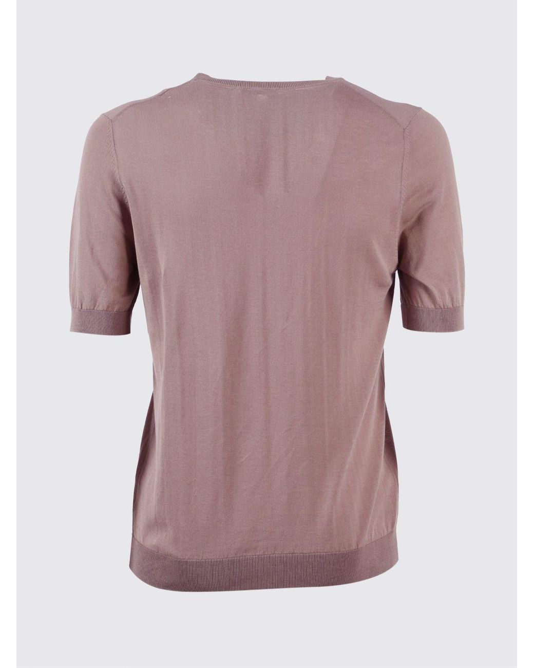 Ballantyne Gray Cotton Knit Top for men