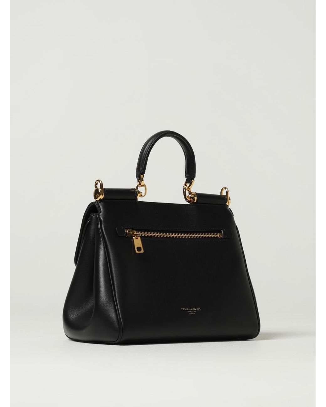 Dolce & Gabbana Black Dolce &Amp Gabbana My Sicily Calf Leather Bag