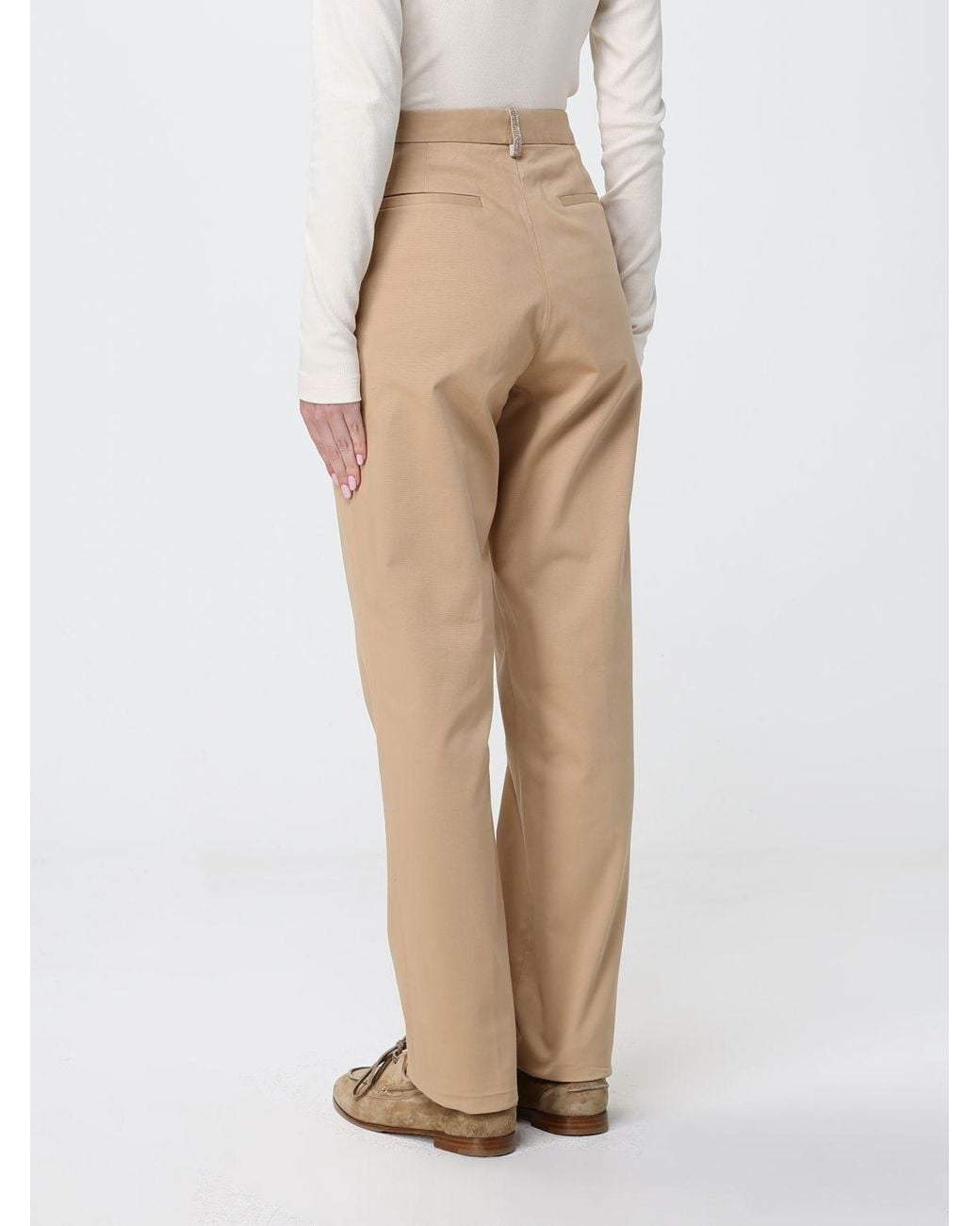 Fabiana Filippi Natural Cotton Trousers
