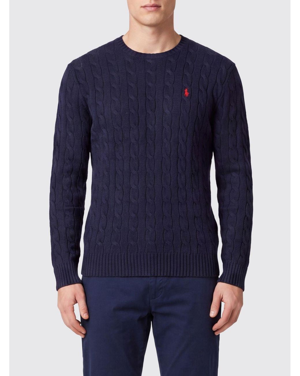 Polo Ralph Lauren Blue Crewneck Sweater for men