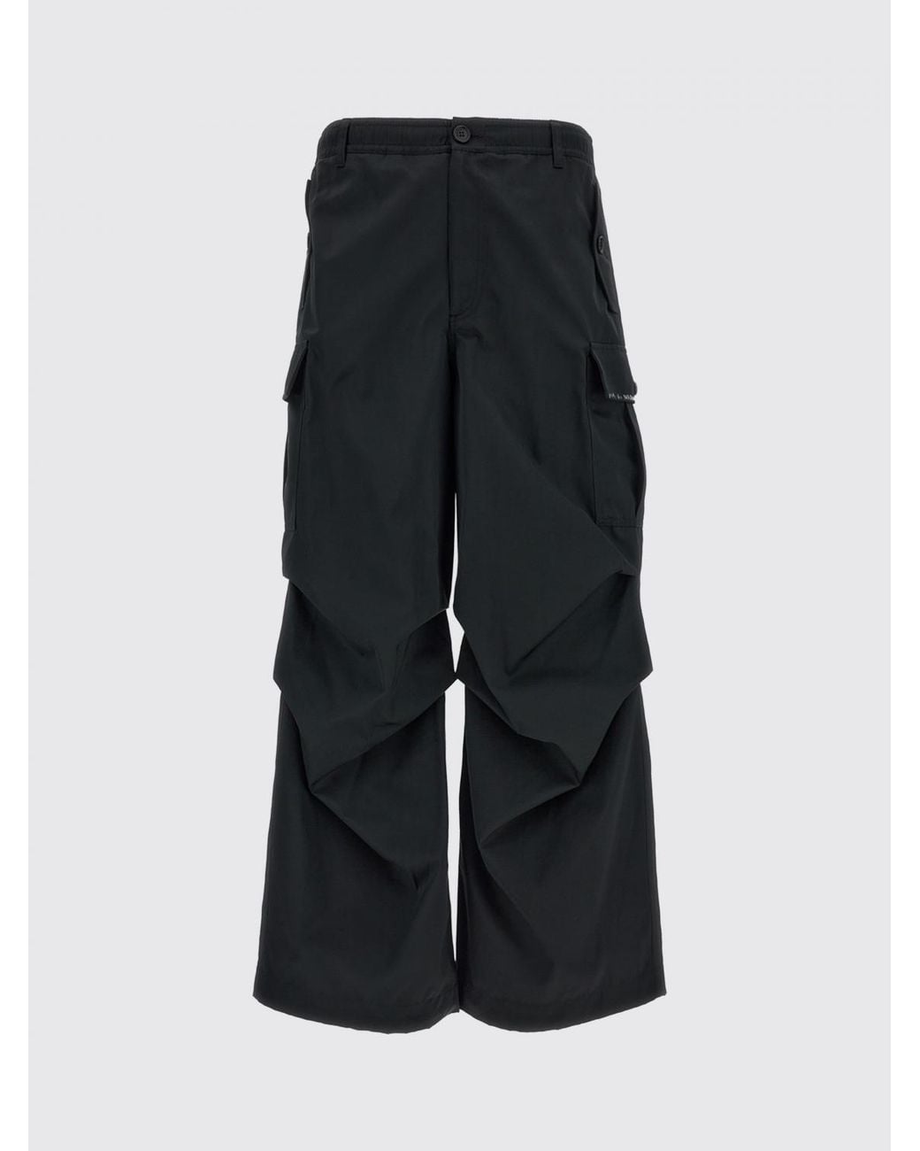 Marni Blue Cotton Blend Cargo Trousers for men