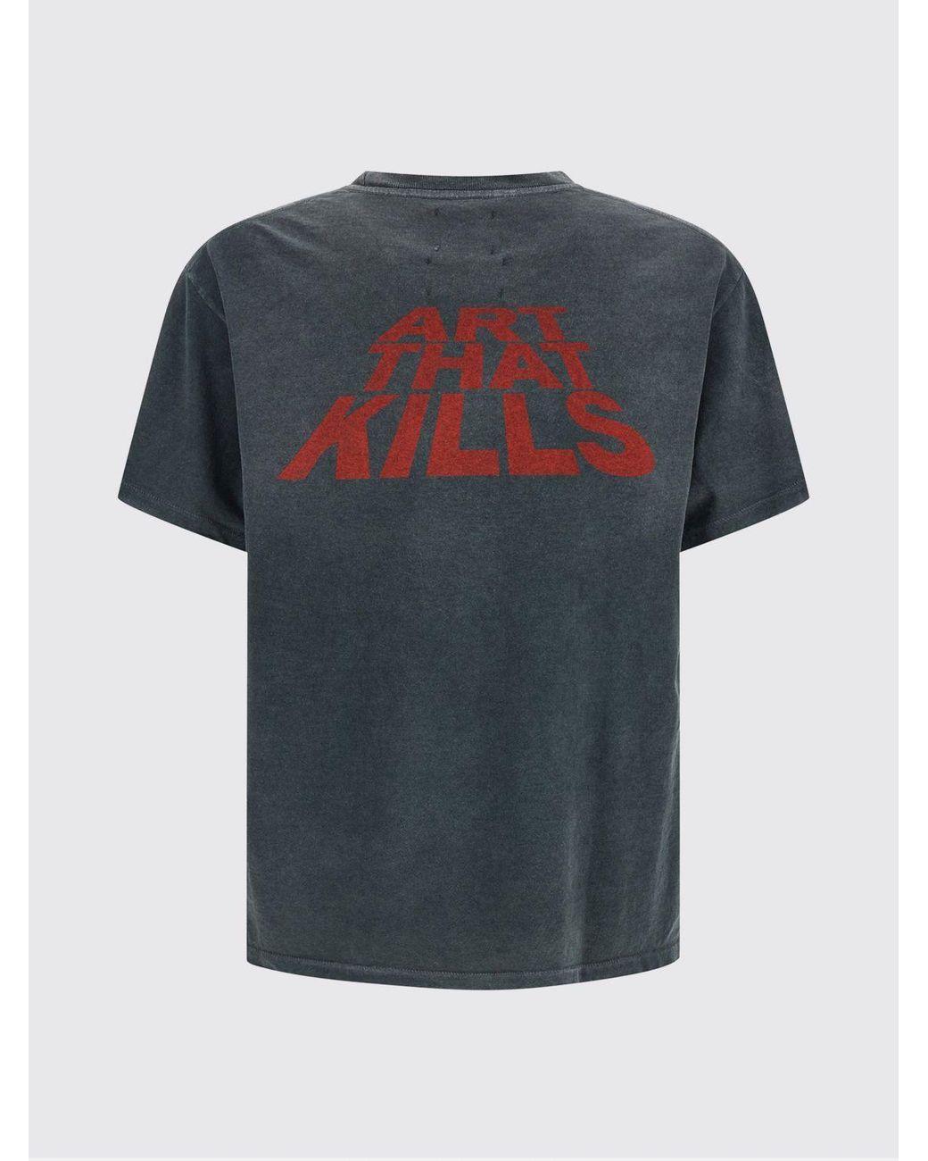 GALLERY DEPT. Gray Relaxed Fit Graphic Print Cotton T-Shirt for men