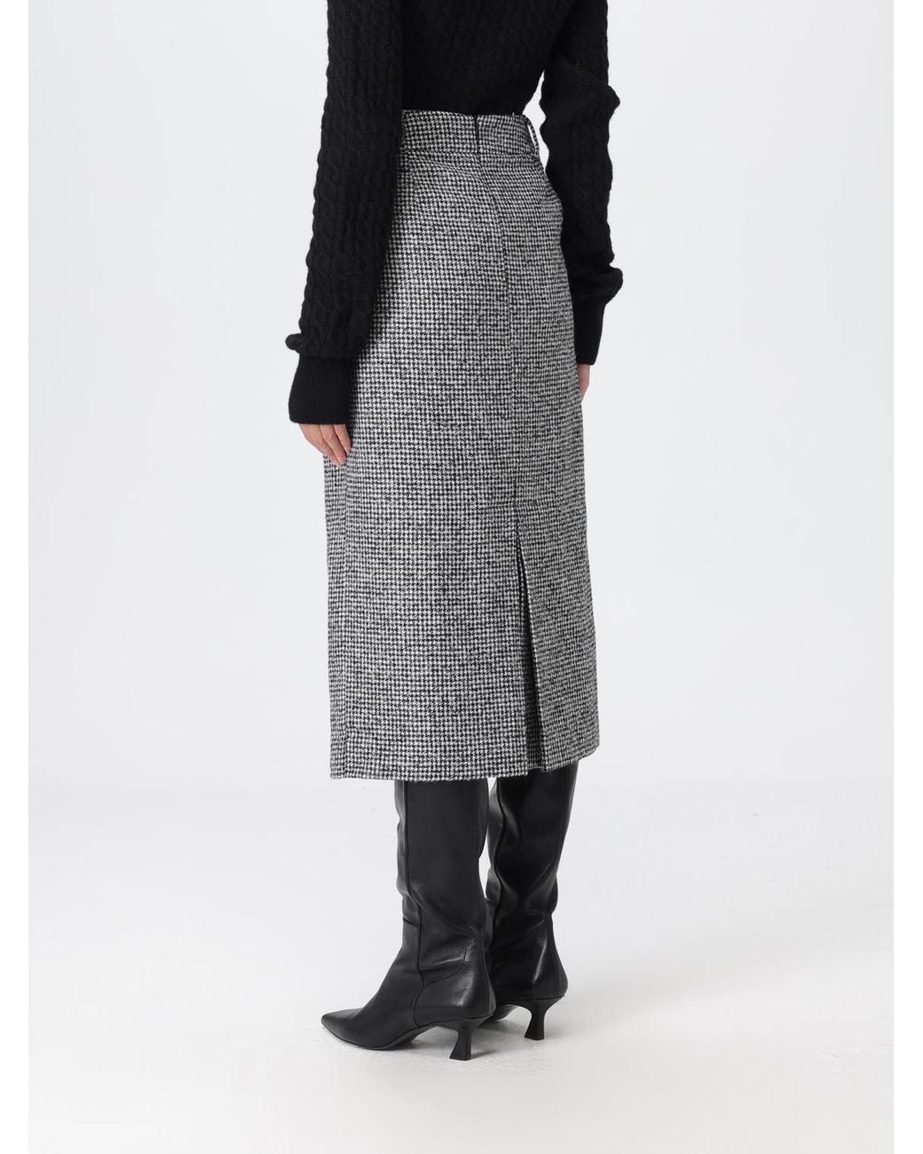 Ermanno Scervino Gray Skirt