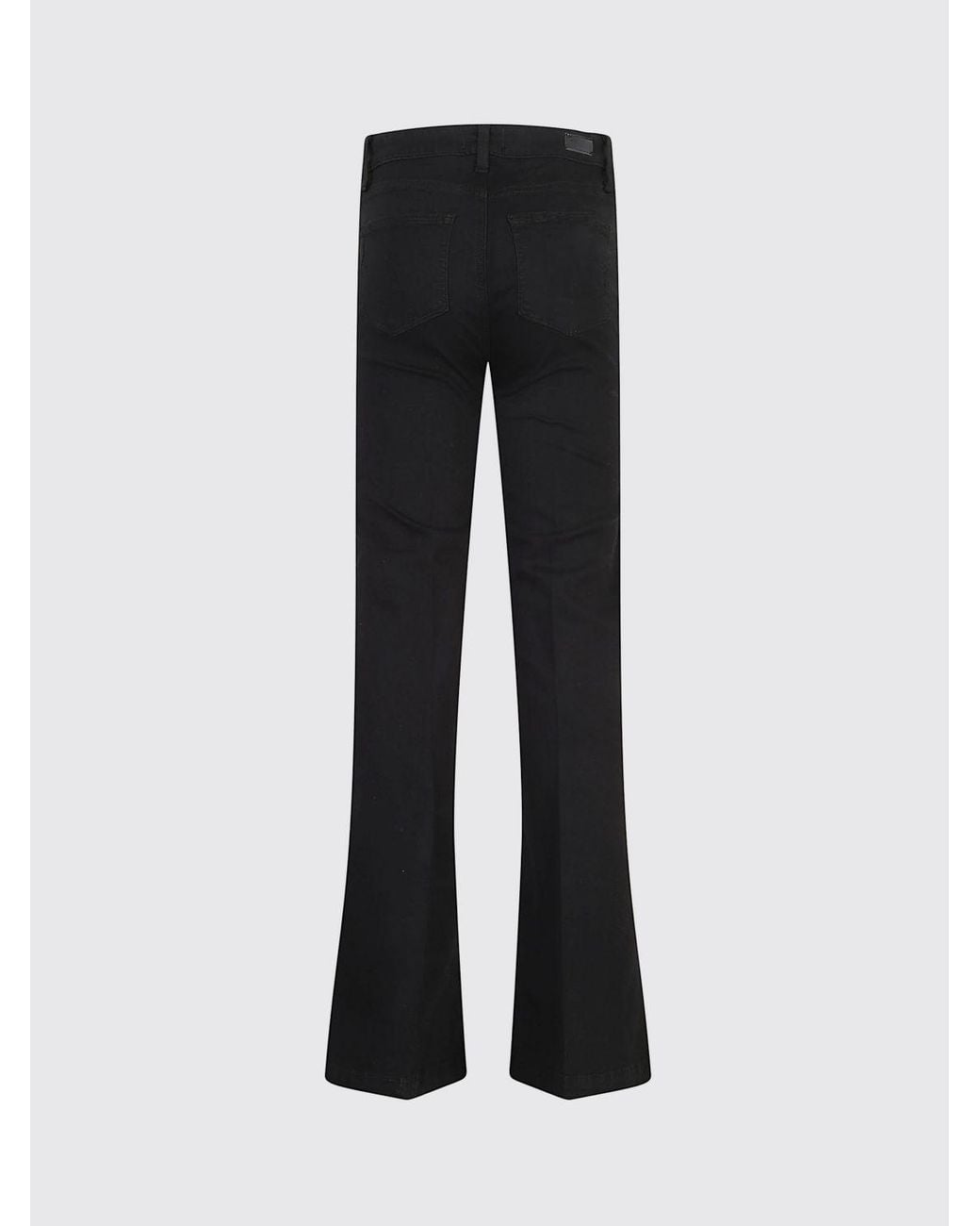 PAIGE Black Laurel Canyon High-Waisted Bootcut Trousers