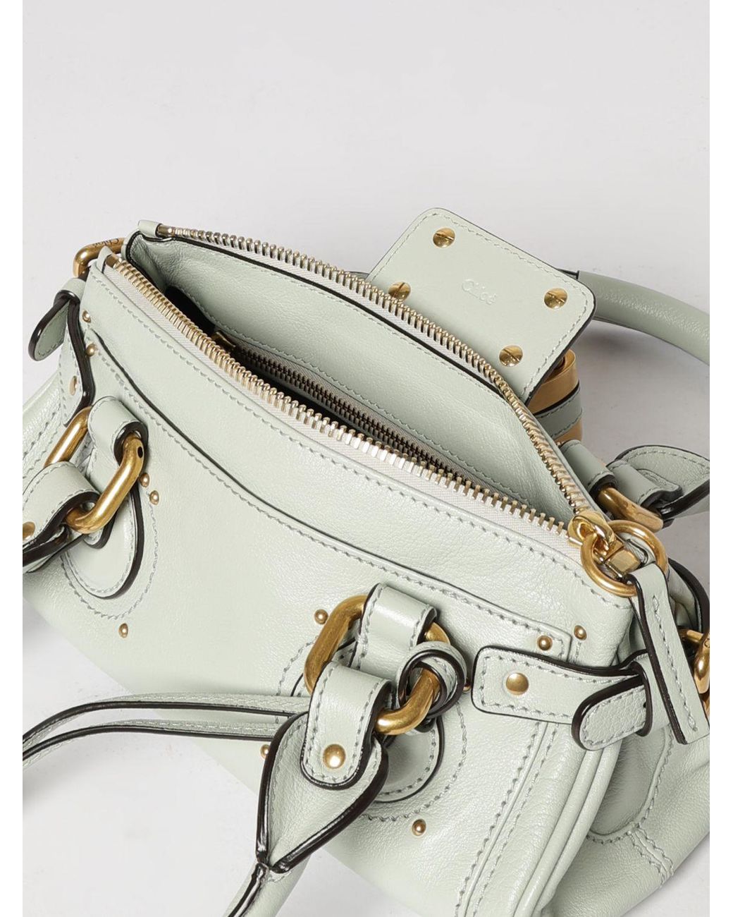 Chloé Metallic ChloÉ Paddington Ledertasche