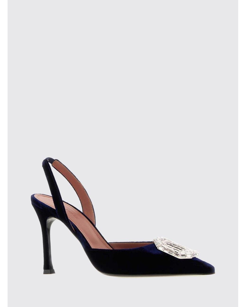 AMINA MUADDI Blue High Heel Shoes