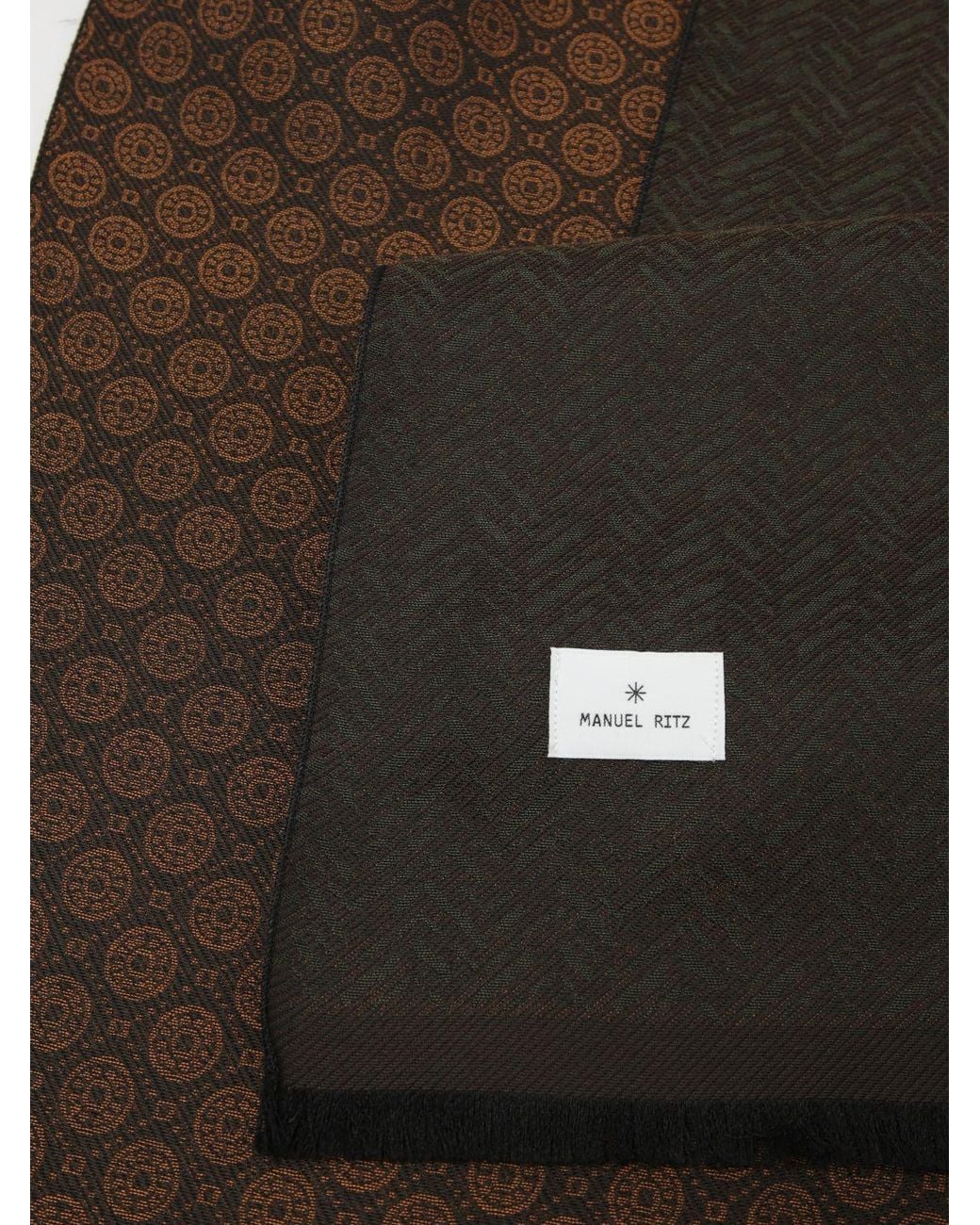 Manuel Ritz Black Scarf for men
