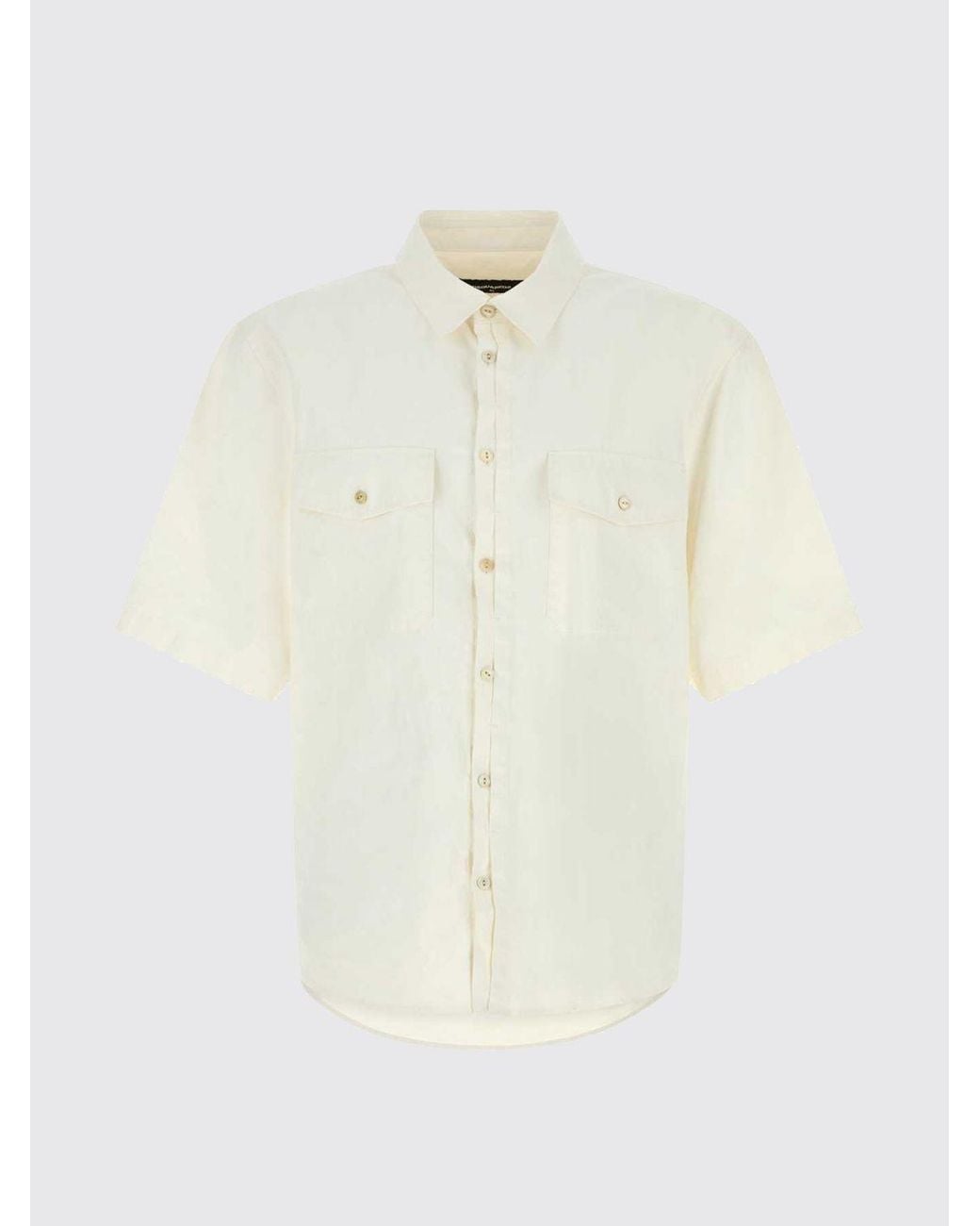 Camisa De Lino DSquared² de hombre de color White