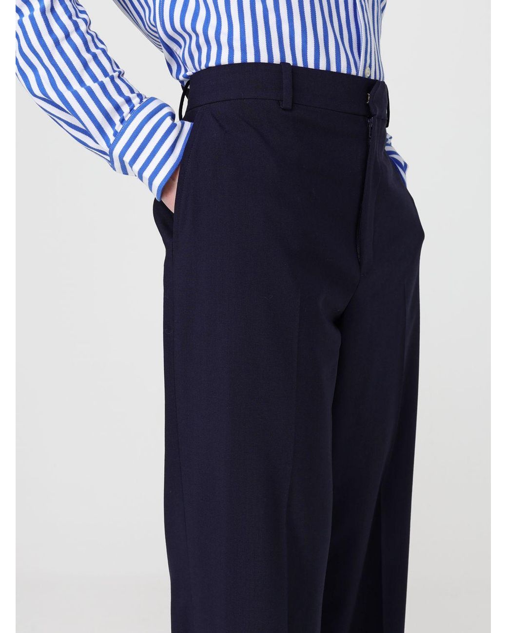 Polo Ralph Lauren Blue Wool Trousers